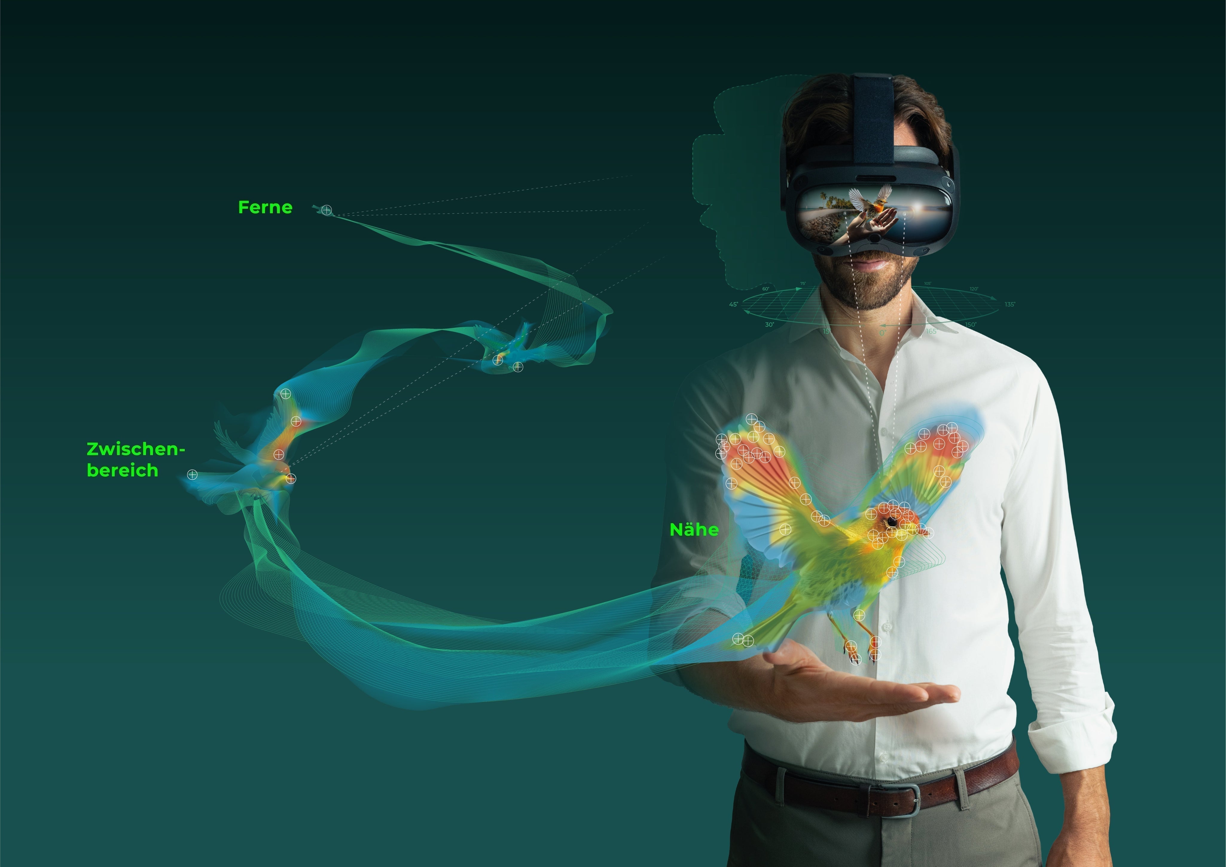 Bild: Brille inkl. Gleitsichtbrille mittels VR-Brille