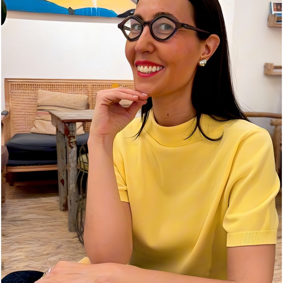 Model Bild mit handgeschmiedeter Damaststahl