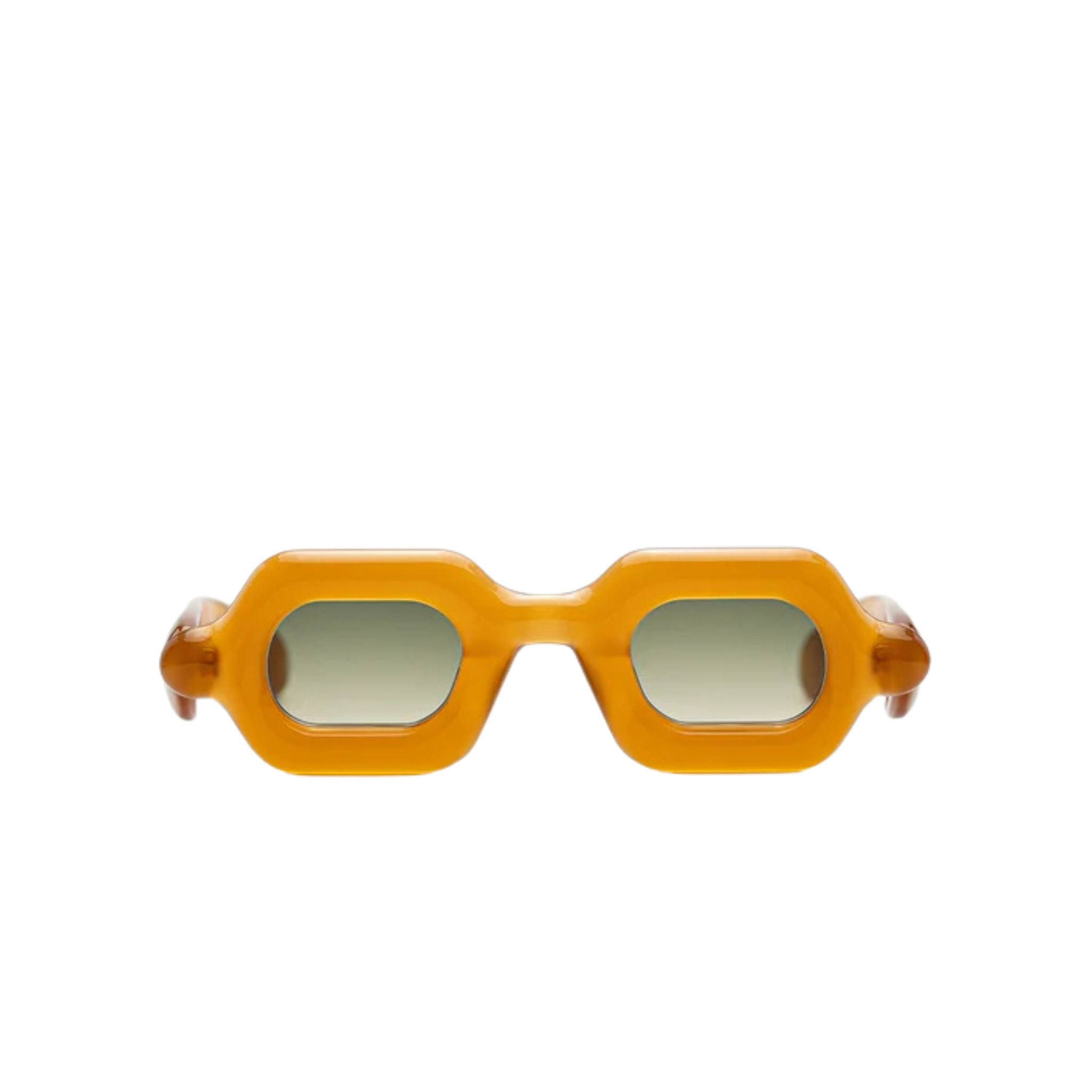 Bild :Paloceras Sonnenbrille Puffer Modell, amber, stylisch, Frontansicht