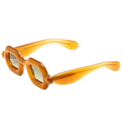 Bild :Paloceras Sonnenbrille Puffer Modell, amber, stylisch, Sideansicht