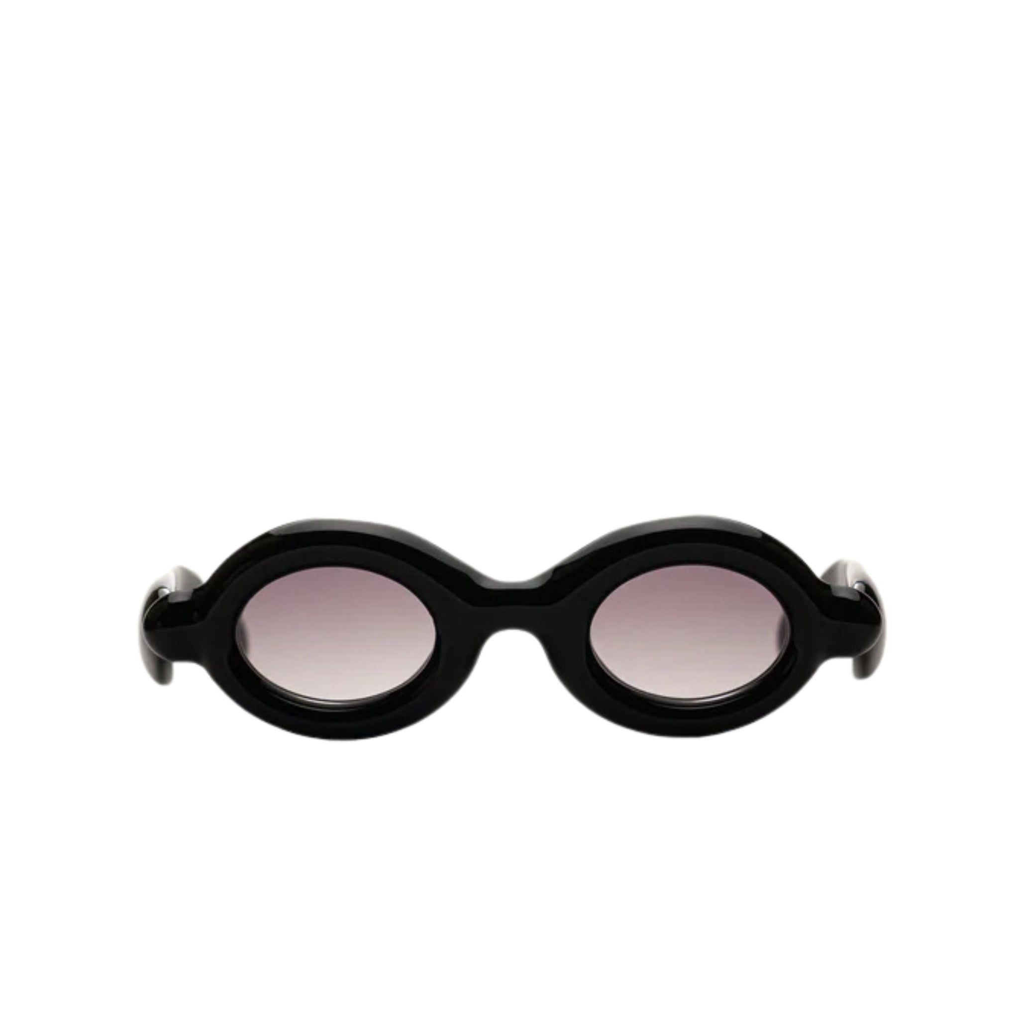 Paloceras Sonnenbrille Puffer Modell, schwarz, stylisch, Frontansicht