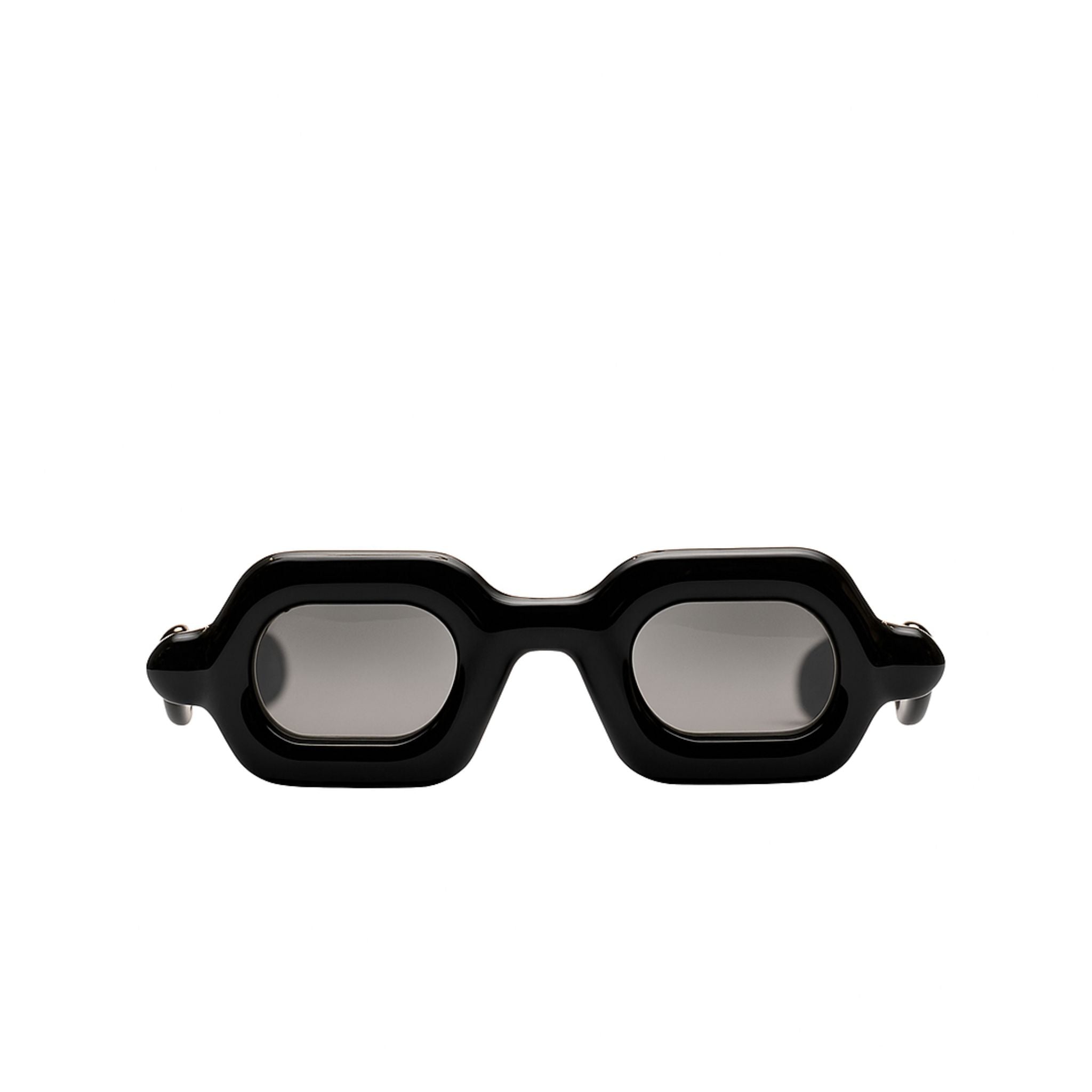 Bild :Paloceras Sonnenbrille Puffer Modell, super black, stylisch, Frontansicht