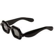 Bild :Paloceras Sonnenbrille Puffer Modell, super black, stylisch, Sideansicht