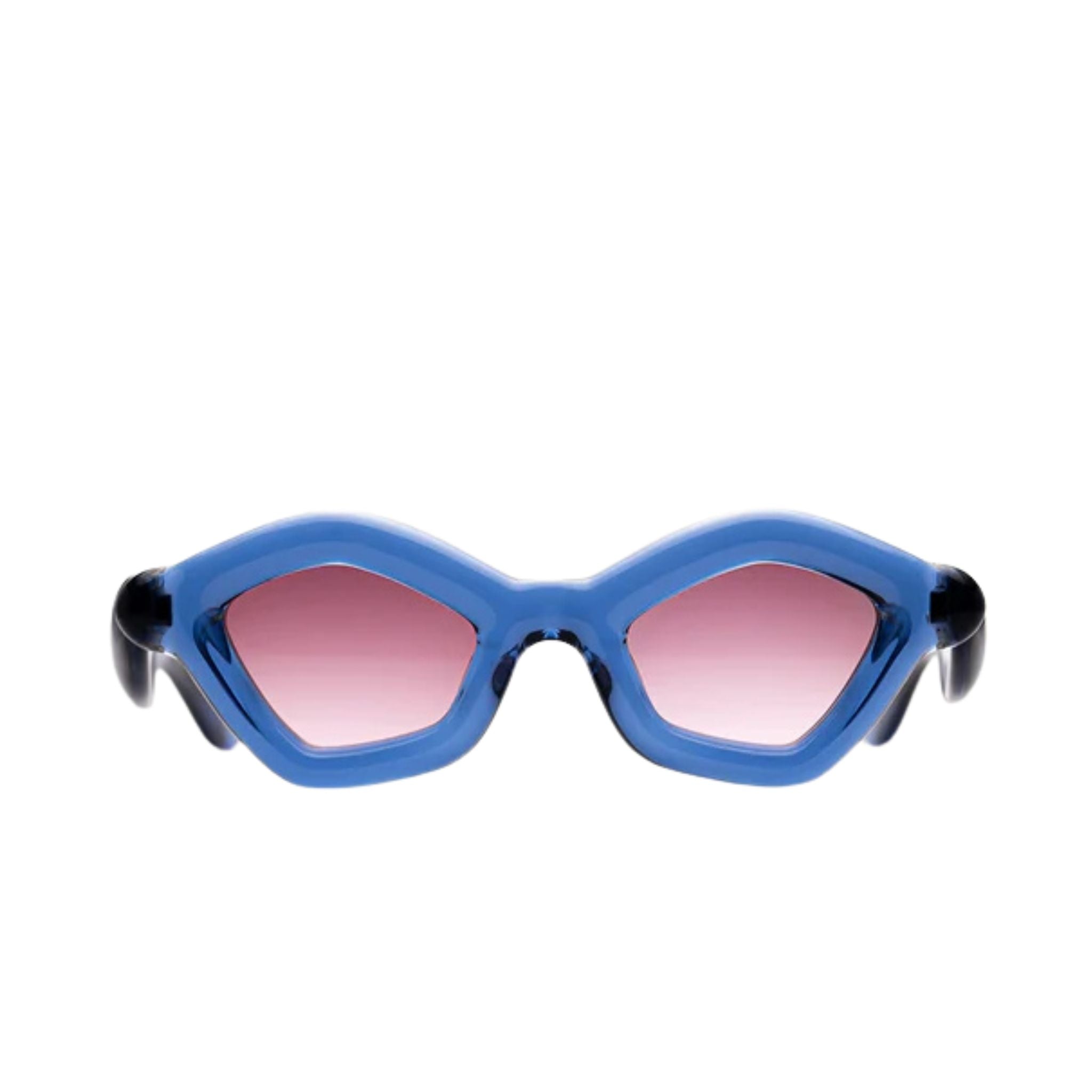 Paloceras Sonnenbrille Puffer Modell, , blau, stylisch, frontansicht