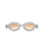 Paloceras Sonnenbrille Puffer Modell, milky, stylisch, Frontansicht