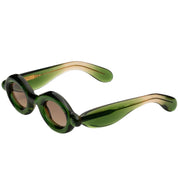 Paloceras Sonnenbrille Puffer Modell, grün, stylisch, Sideansicht