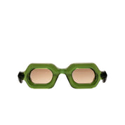 Bild :Paloceras Sonnenbrille Puffer Modell, grün, stylisch, Frontansicht