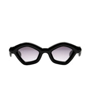 Paloceras Sonnenbrille Puffer Modell, schwarz, stylisch, Frontansicht