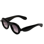 Paloceras Sonnenbrille Puffer Modell, schwarz, stylisch, Sideansicht