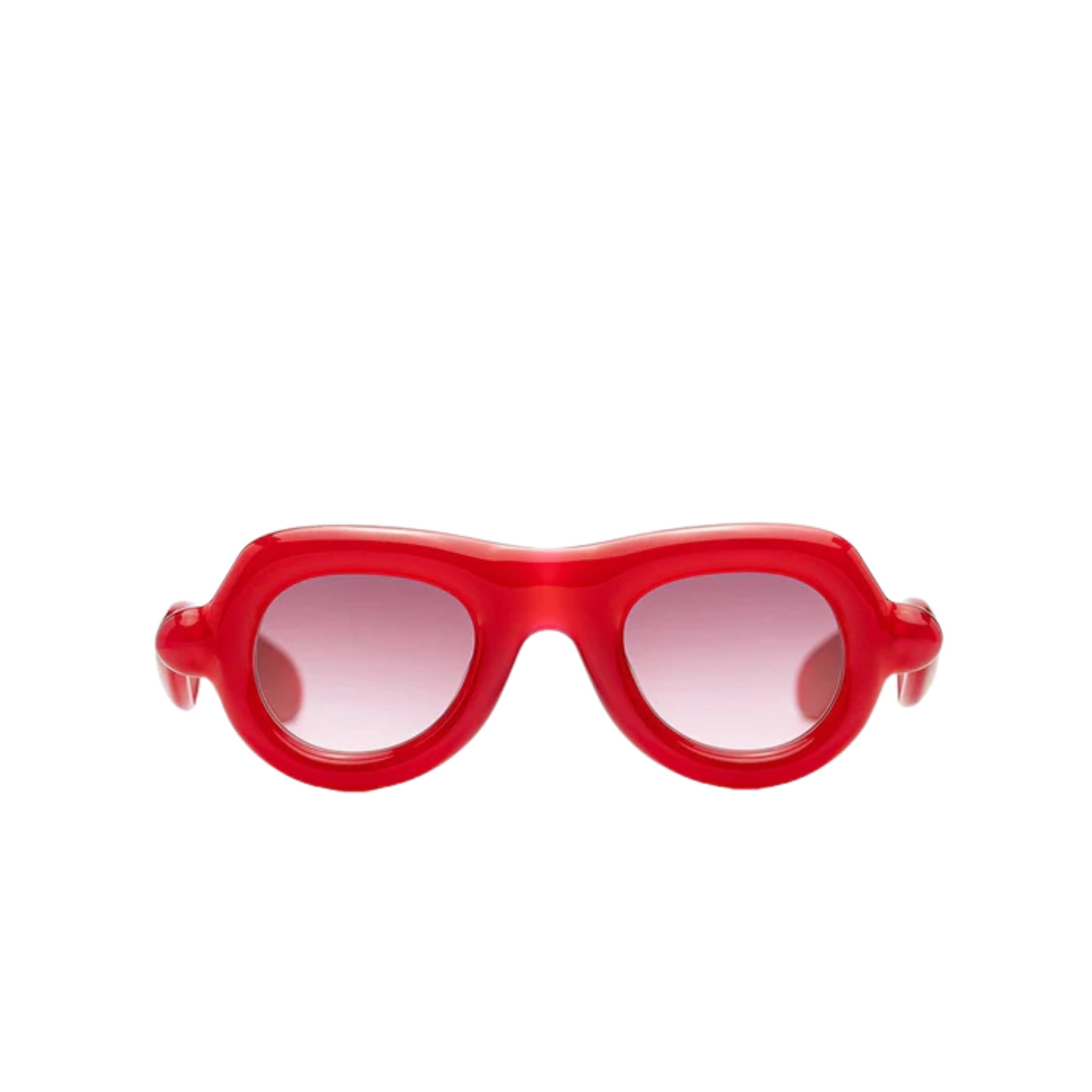 Paloceras Sonnenbrille Puffer Modell, rot, stylisch, Frontansicht