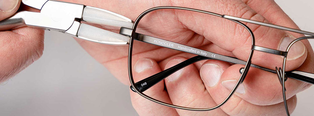 Sehtest brille richten Reparatur