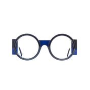 Damenbrille Blau Frontansicht