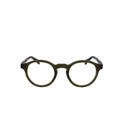 bonocler brille material acetat in der farbe olive gruen-schmal. Frontansicht.