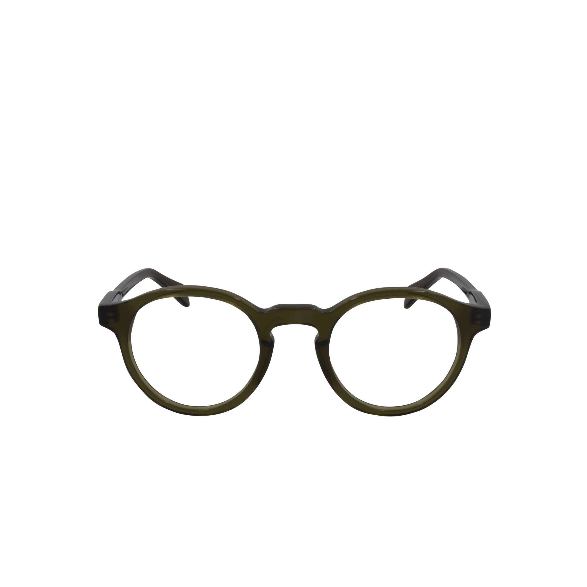 bonocler brille material acetat in der farbe olive gruen-schmal. Frontansicht.