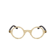 bonocler brille material acetat in der farbe champagne runde form. Frontansicht.