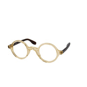 bonocler brille material acetat in der farbe champagne runde form. Seitenansicht.