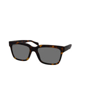 sonnenbrille acetat tortoise eckige breite brille 100% UV Schutz. Frontansicht.