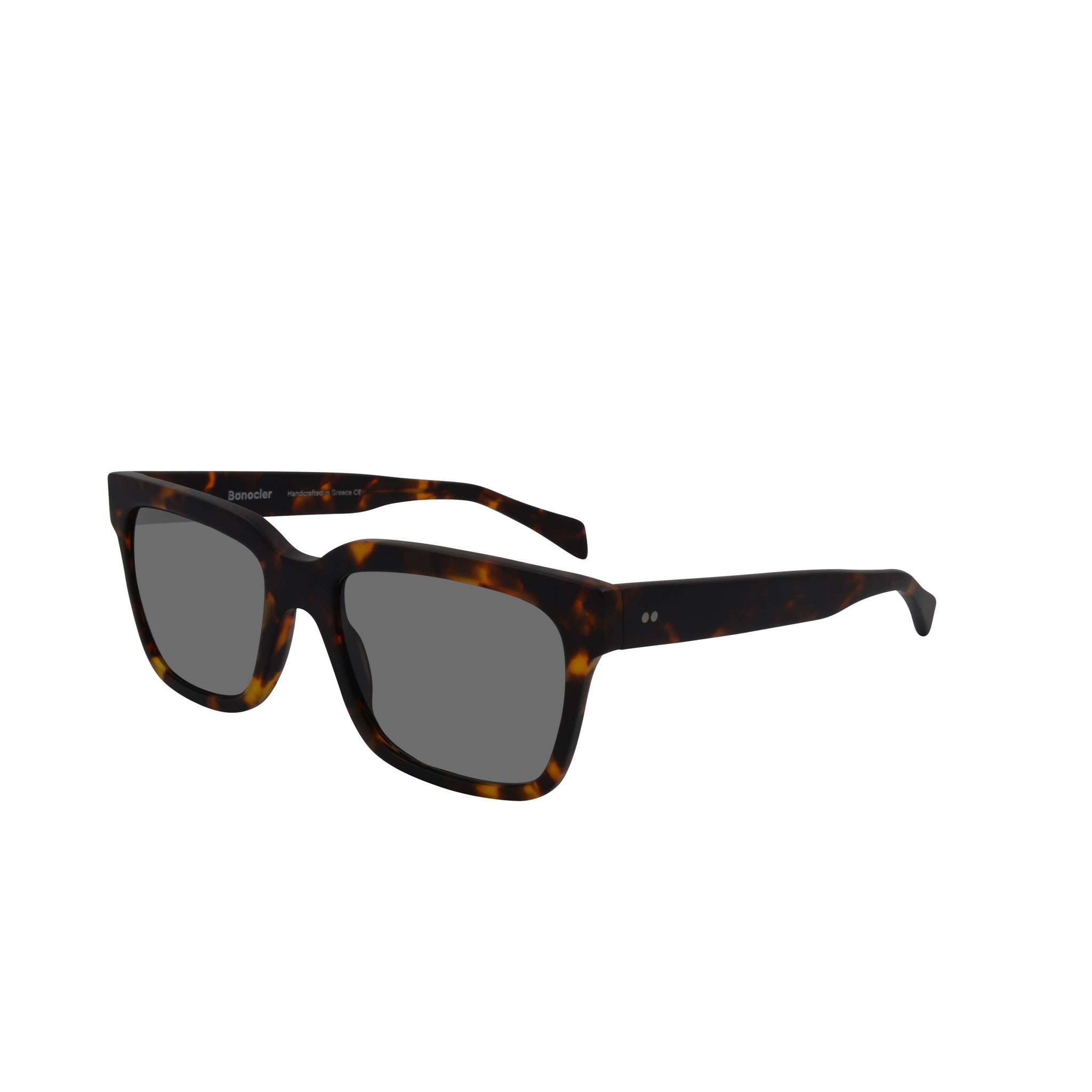 sonnenbrille acetat tortoise eckige breite brille 100% UV Schutz. Frontansicht