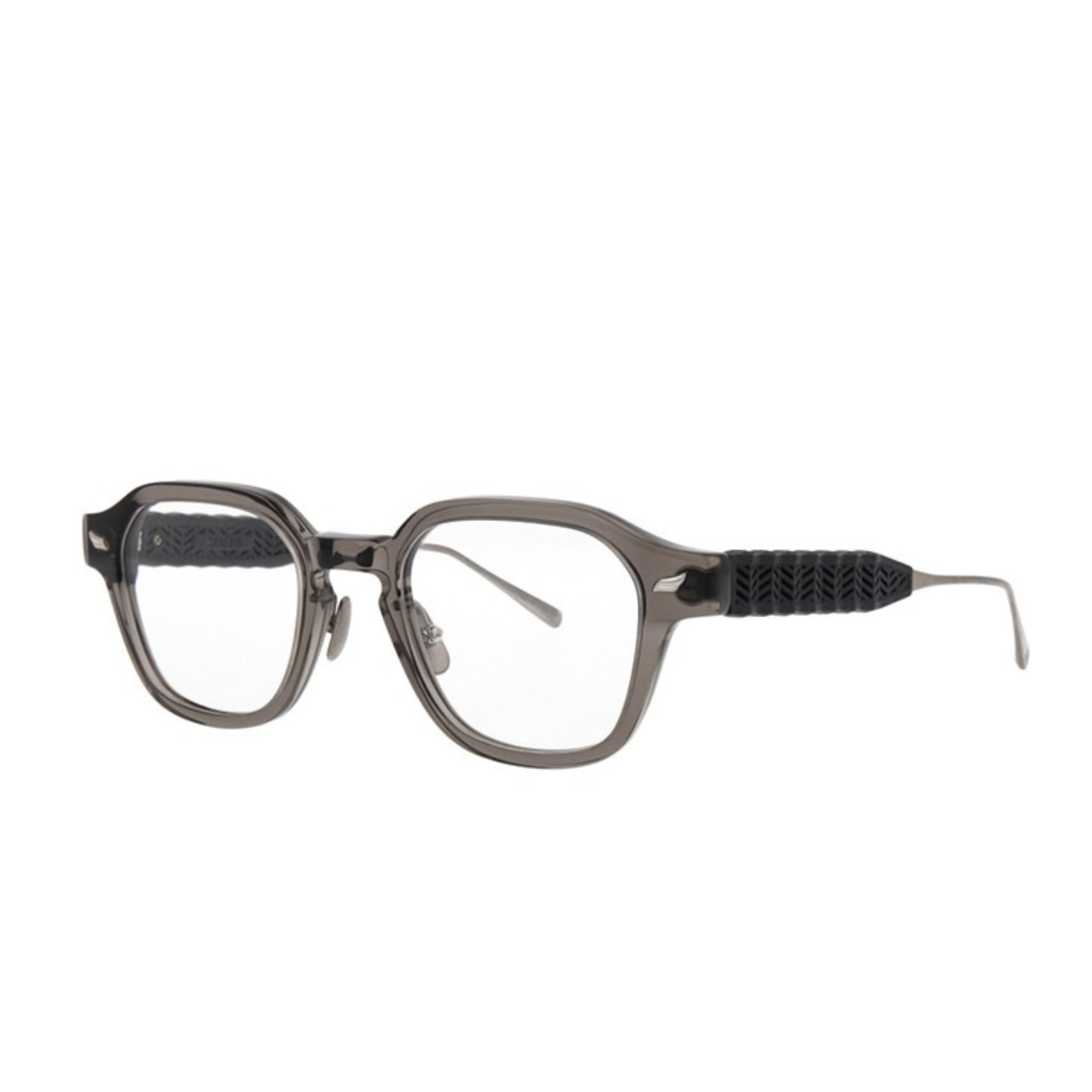Crafsis Brille 166, grau-silber, leicht, unisex, 3d-druck