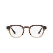 Retro Brille. In braun glanz. Azetat. Für Frauen und Männer. Von BONOCLER. Frontansicht.
