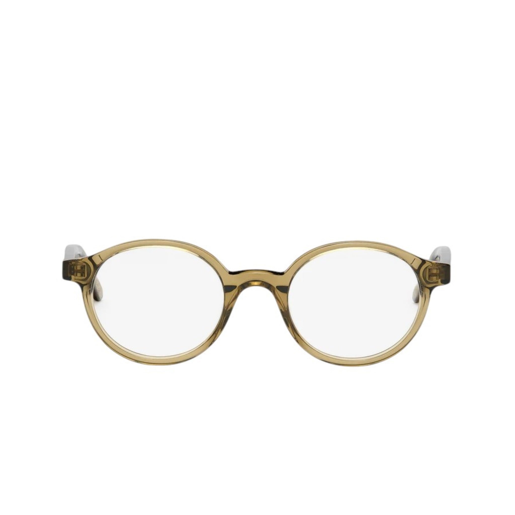 Acetat-Brille fein in olive, unisex, für Frauen und Männer, von BONOCLER – Frontansich.