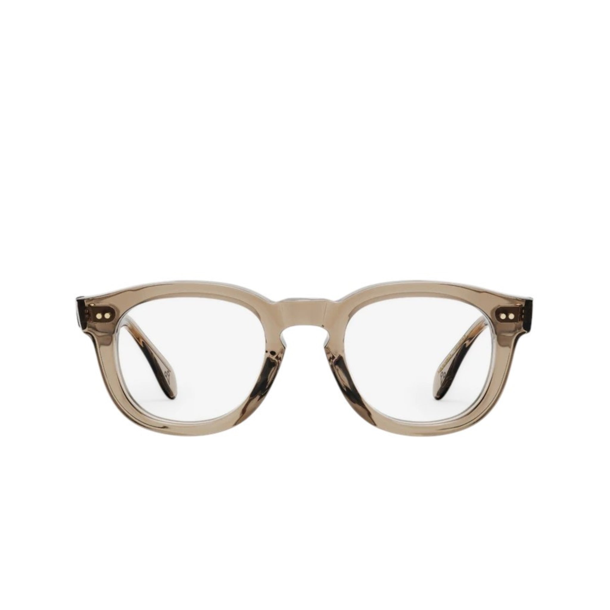 Brille – 8mm, rechteckige Gläser und einzigartige optik-Silhouette, erhältlich in unseren Optik Stores im Baden und Zürich. Ash. Frontansicht.