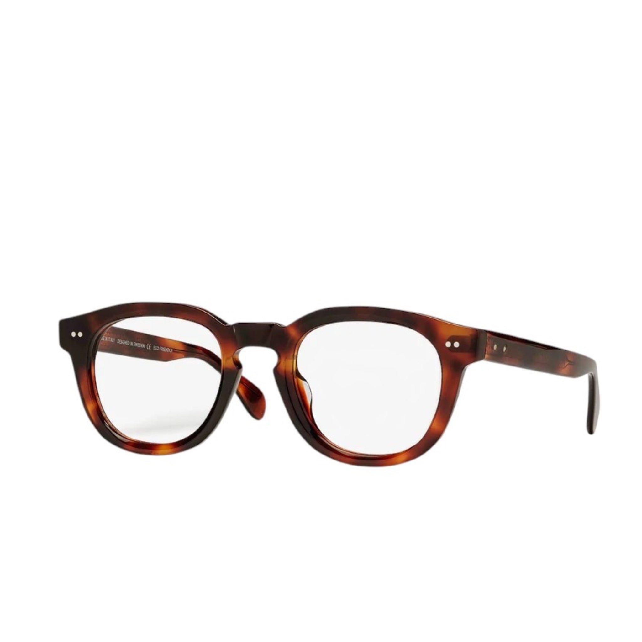 Brille – 8mm, rechteckige Gläser und einzigartige optik-Silhouette, erhältlich in unseren Optik Stores im Baden und Zürich. Seitenasnsicht.