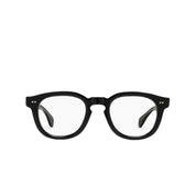 8mm Acetatfassung , rechteckige Gläser und einzigartige Silhouette, erhältlich in unseren Optik Stores im Baden und Zürich. in schwarz-Frontansicht.